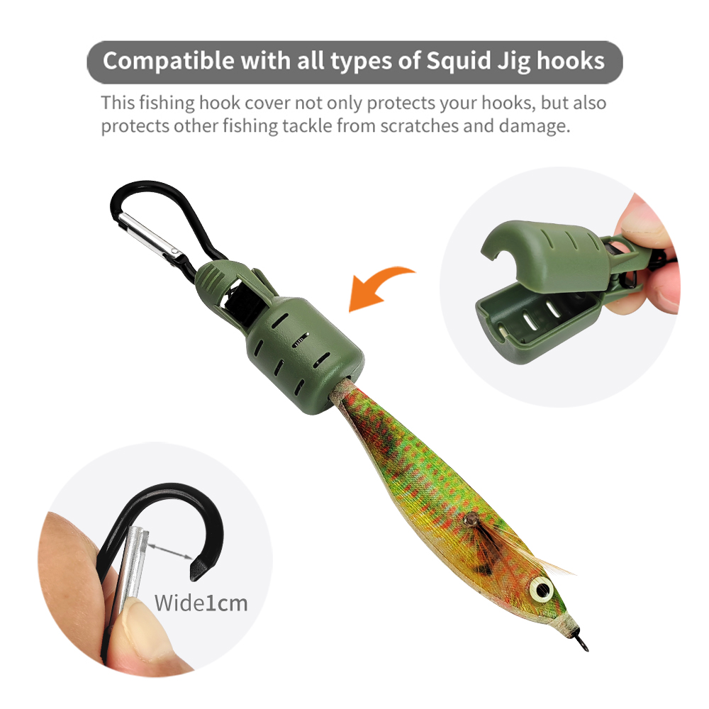Squid Jig Hook Cover Durable P - Fishing Hook Jig 评论和价格