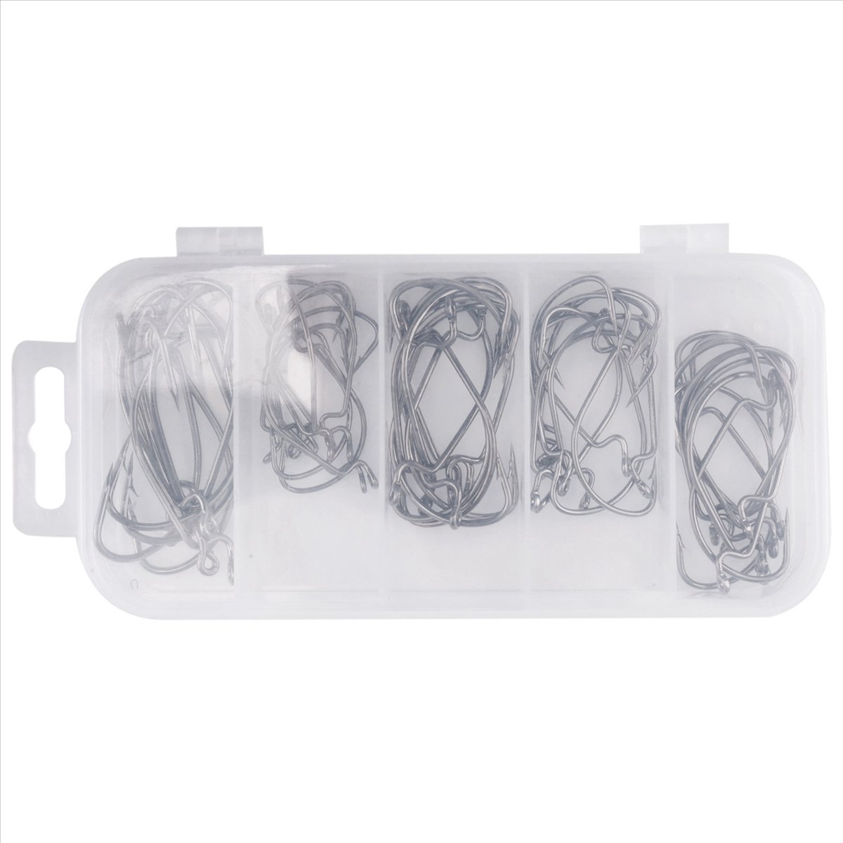 AD45 51Pcs Fishing Hooks High  - Fishing Hook Box 评论和价格