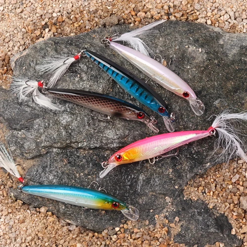5pcs/box Laser 3D Eyes Bionic  - Fishing Hook Treble 评论和价格