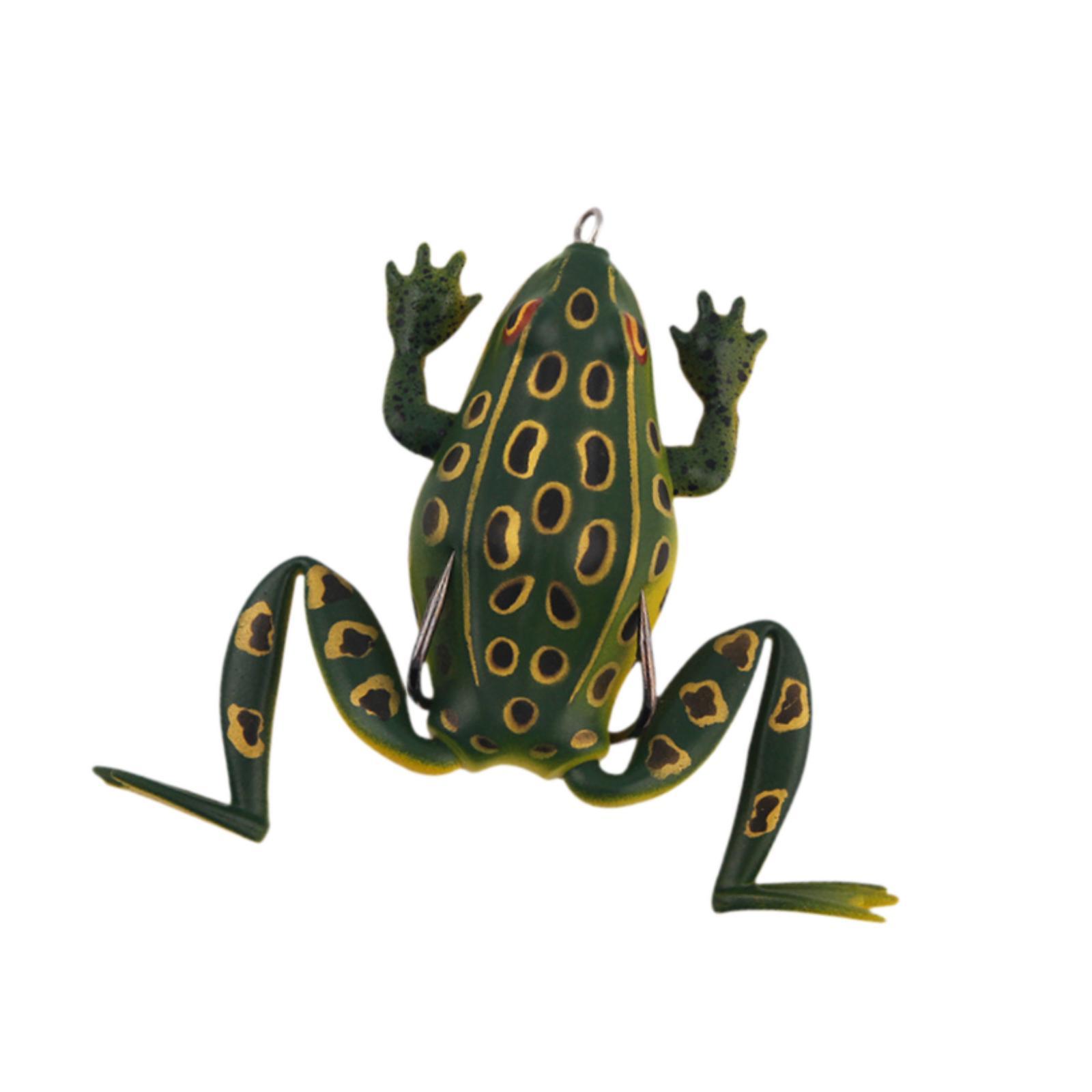 Fishing Frog Lure Soft Vinyl R - Fishing Hook Weedless 评论和价格