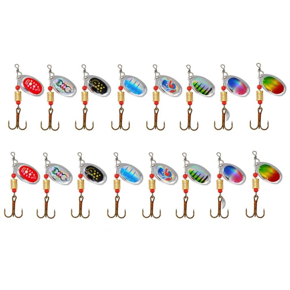 Rotating Glitter Spinners Fish - Fishing Hook Jig 评论和价格
