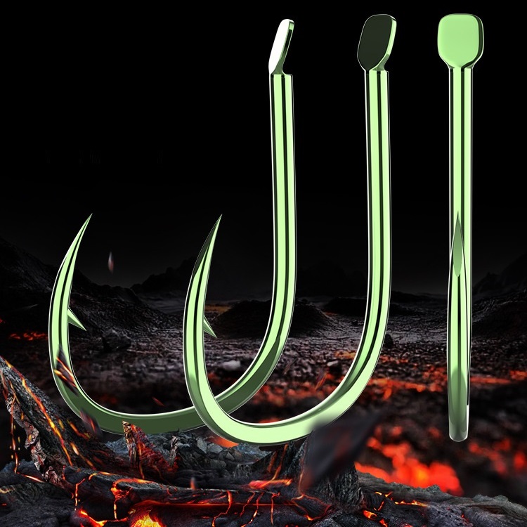 New 50Pcs/Box ISEAMA High-Carb - Fishing Hook Barbless 评论和价格